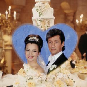 Still of Fran Drescher and Charles Shaughnessy in The Nanny 1993