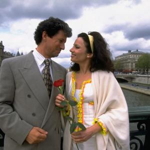 Still of Fran Drescher and Charles Shaughnessy in The Nanny 1993