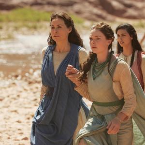 Still of Minnie Driver, Rebecca Ferguson and Morena Baccarin in The Red Tent (2014)