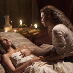 Still of Minnie Driver and Morena Baccarin in The Red Tent (2014)