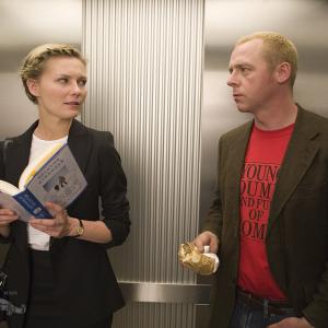 Still of Kirsten Dunst and Simon Pegg in How to Lose Friends amp Alienate People 2008