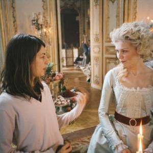 Kirsten Dunst and Sofia Coppola in Marie Antoinette 2006