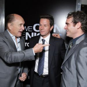 Mark Wahlberg Robert Duvall and Joaquin Phoenix at event of We Own the Night 2007