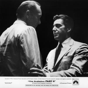 Still of Al Pacino and Robert Duvall in Krikstatevis II (1974)