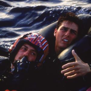 Still of Tom Cruise and Anthony Edwards in Top Gun 1986