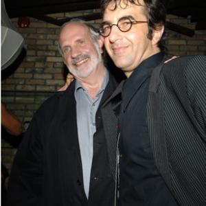 Brian De Palma and Atom Egoyan at event of Where the Truth Lies 2005