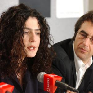 Atom Egoyan and Arsine Khanjian at event of Ararat 2002