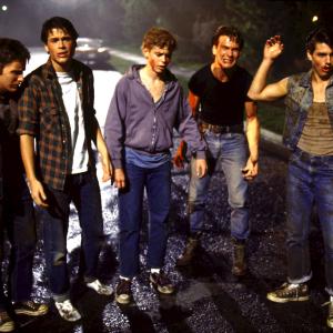 Still of Tom Cruise Emilio Estevez Rob Lowe Patrick Swayze and C Thomas Howell in The Outsiders 1983