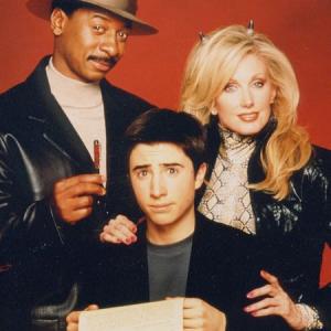 Josh Zuckerman with Morgan Fairchild and Robert Townsend I in I Was A Teenage Faust