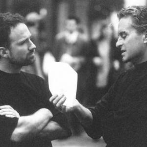 Michael Douglas and David Fincher in The Game (1997)