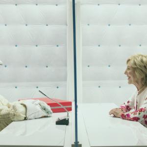 Still of Laurence Fishburne and Lin Shaye in The Signal (2014)