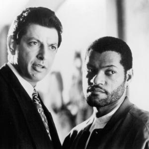 Still of Jeff Goldblum and Laurence Fishburne in Deep Cover (1992)