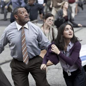 Still of Laurence Fishburne and Rebecca Buller in Zmogus is plieno 2013