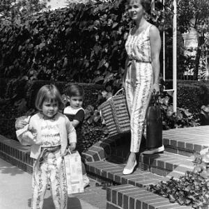 Debbie Reynolds with son Todd and daughter Carrie