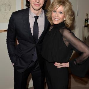 Jane Fonda and Adam Driver at event of This Is Where I Leave You 2014
