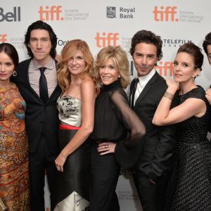 Jane Fonda Connie Britton Tina Fey Shawn Levy Abigail Spencer Corey Stoll Ben Schwartz and Adam Driver at event of This Is Where I Leave You 2014