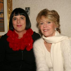 Jane Fonda and Eve Ensler at event of World VDAY (2003)