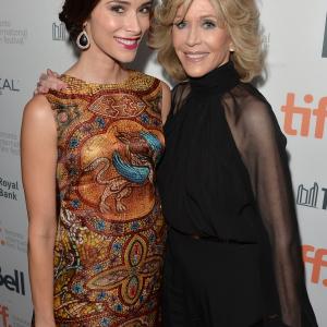 Jane Fonda and Abigail Spencer at event of This Is Where I Leave You (2014)