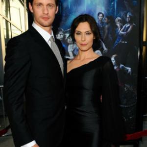 Michelle Forbes and Alexander Skarsgrd at event of Tikras kraujas 2008