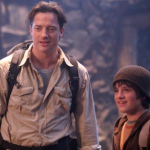 Still of Brendan Fraser and Josh Hutcherson in Journey to the Center of the Earth 2008
