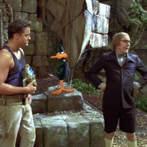 Still of Steve Martin and Brendan Fraser in Looney Tunes: Back in Action (2003)