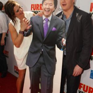 Brooke Shields and Brendan Fraser at event of Furry Vengeance 2010