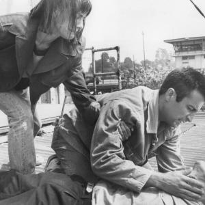 Still of Andy Garcia and Laurie Metcalf in Internal Affairs 1990