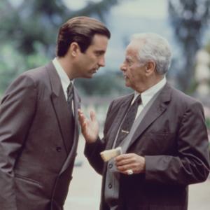Still of Andy Garcia and Eli Wallach in Krikstatevis III (1990)