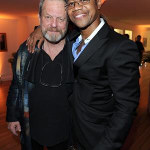 Terry Gilliam and Cuba Gooding Jr.