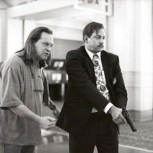 12 Monkeys director Terry Gilliam stages BruceWillis death with airport detective Stephen Bridgewater
