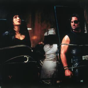 Still of Valeria Golino and Kurt Russell in Escape from L.A. (1996)