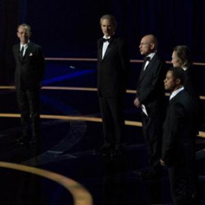 Presenters (from left to right): Joel Grey, Kevin Kline, Alan Arkin, Christopher Walken, and Cuba Gooding Jr. during the 81st Annual Academy Awards® at the Kodak Theatre in Hollywood, CA Sunday, February 22, 2009 airing live on the ABC Television Network.