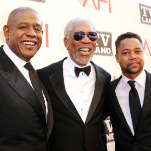 Morgan Freeman, Cuba Gooding Jr. and Forest Whitaker