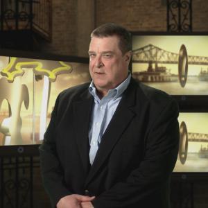 Actor John Goodman in the documentary The Big Uneasy introduces Ask A New Orleanian segments to designed to correct misconceptions about the region
