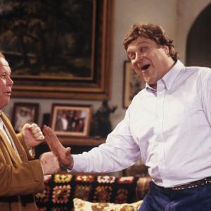 Still of John Goodman and Ned Beatty in Roseanne 1988