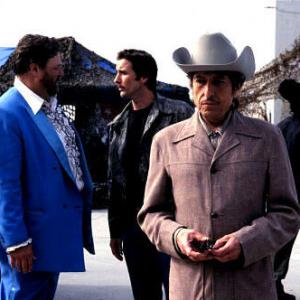Still of John Goodman, Bob Dylan and Luke Wilson in Masked and Anonymous (2003)