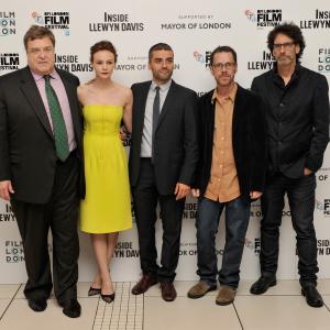 John Goodman, Joel Coen, Oscar Isaac and Carey Mulligan at event of Groja Liuvinas Deivisas (2013)