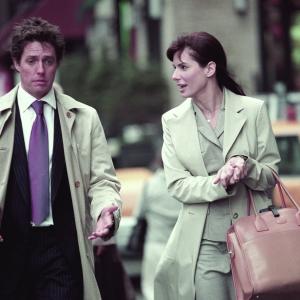 Still of Sandra Bullock and Hugh Grant in Isimyleti per dvi savaites 2002