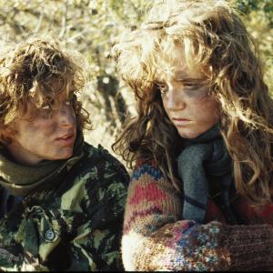 Still of Jennifer Grey and Lea Thompson in Red Dawn 1984