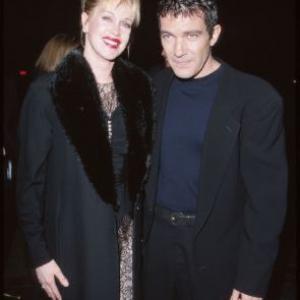 Antonio Banderas and Melanie Griffith at event of Play It to the Bone 1999