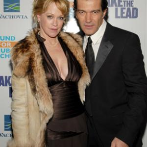 Antonio Banderas and Melanie Griffith at event of Take the Lead 2006