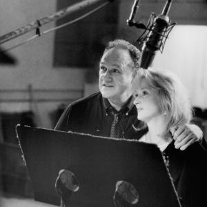 Still of Gene Hackman and Meryl Streep in Postcards from the Edge 1990