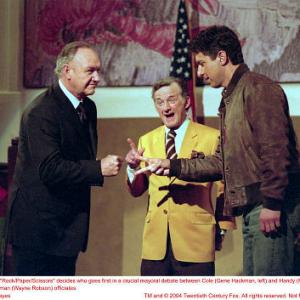 Still of Gene Hackman, Ray Romano and Wayne Robson in Welcome to Mooseport (2004)
