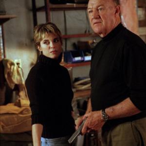 Still of Gene Hackman and Rebecca Pidgeon in Heist 2001