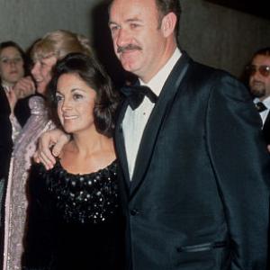 Gene Hackmand with his wife Fay, c. 1974