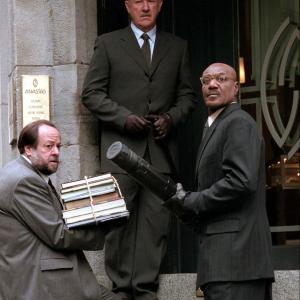 Still of Gene Hackman, Delroy Lindo and Ricky Jay in Heist (2001)