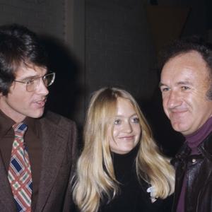 Warren Beatty Goldie Hawn and Gene Hackman circa 1975