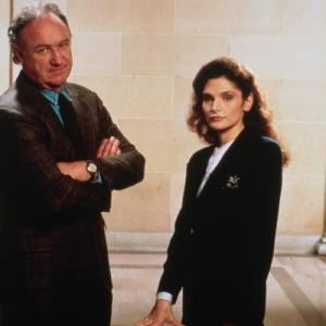Still of Gene Hackman and Mary Elizabeth Mastrantonio in Class Action (1991)