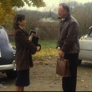 Still of Gene Hackman and Barbara Hershey in Hoosiers (1986)