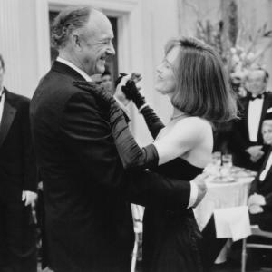 Still of Gene Hackman and Judy Davis in Absolute Power (1997)